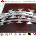 2015 good quality galvanize barbed wire mesh fence for boundary wall